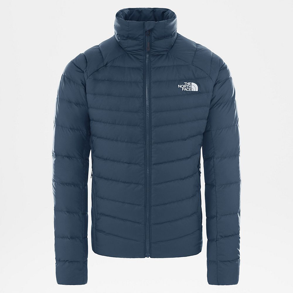 The North Face Puffer Jacket Mens Australia - The North Face New Ashton Blue (FLS-402615)